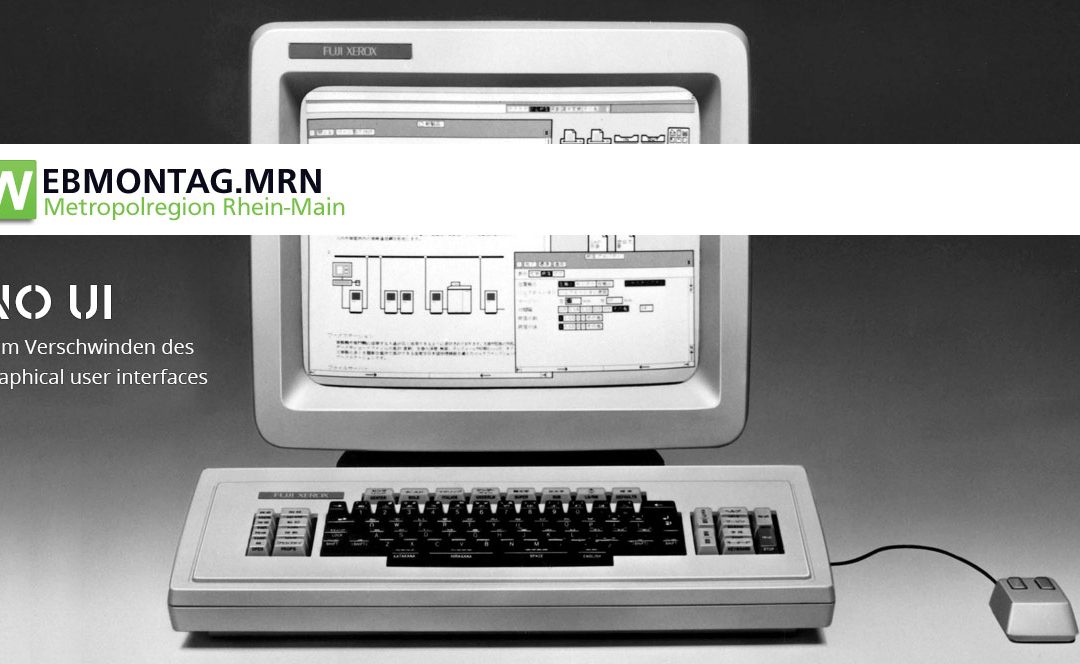 Webmontag Mannheim Talk:  Vom Verschwinden des Graphical User Interfaces