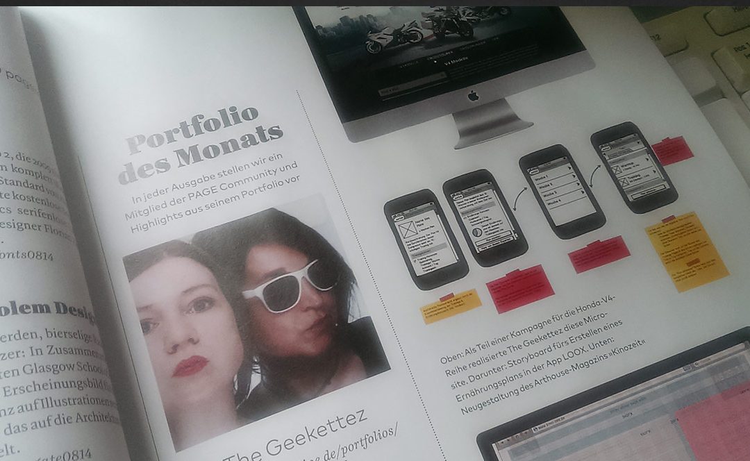 Unser UX Studio wurde im PAGE Magazin vorgestellt